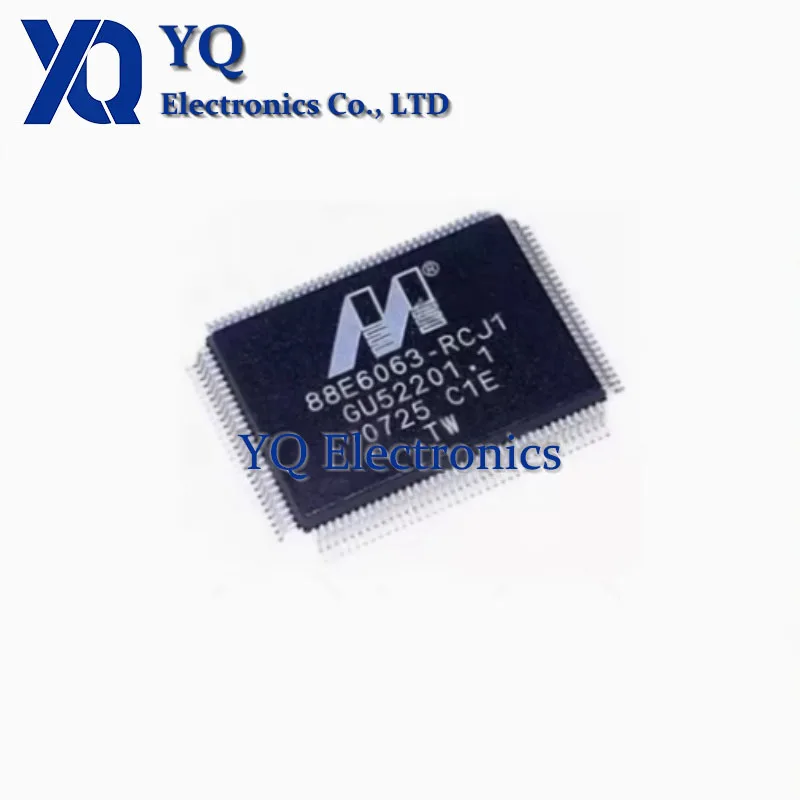

5PCS/lot New OriginaI 88E6063-RCJ1 88E6063 88E6063-C1-RCJ1 88E6063-C1E-RCJ1 QFP-128 Ethernet switching chip