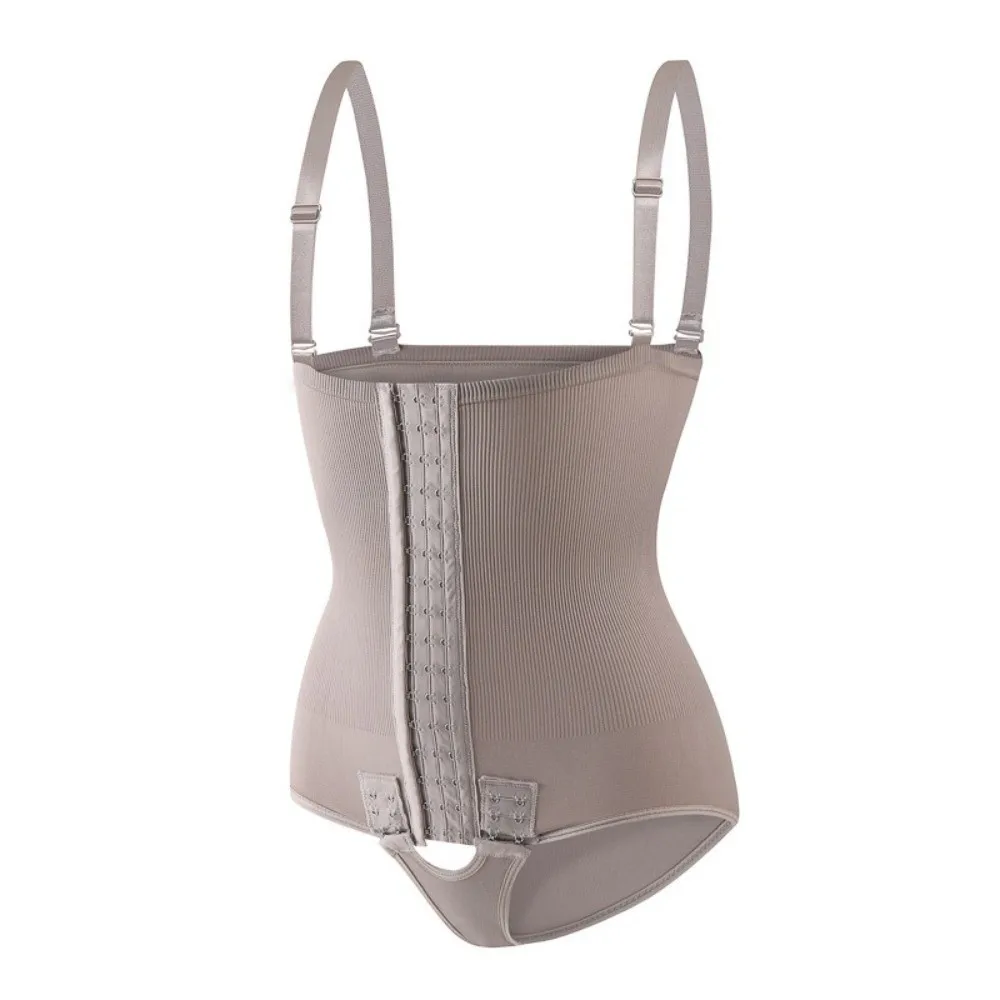 

Seamless Women Bodysuit Shapewear Multi-rows Hook High Compression Slimming Sheath Flat Belly Open Crotch Body Shaper Corset