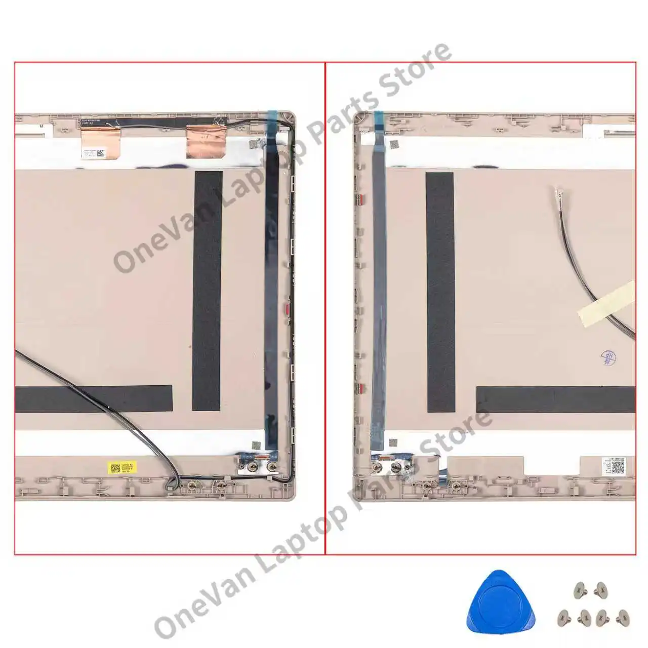 

Housing Case For Idea.pad 3 15IIL05 15ARE05 3-15ADA05 15IML05 15ITL05 2020 LCD Back Cover Bezel Bottom Hinges Sand color