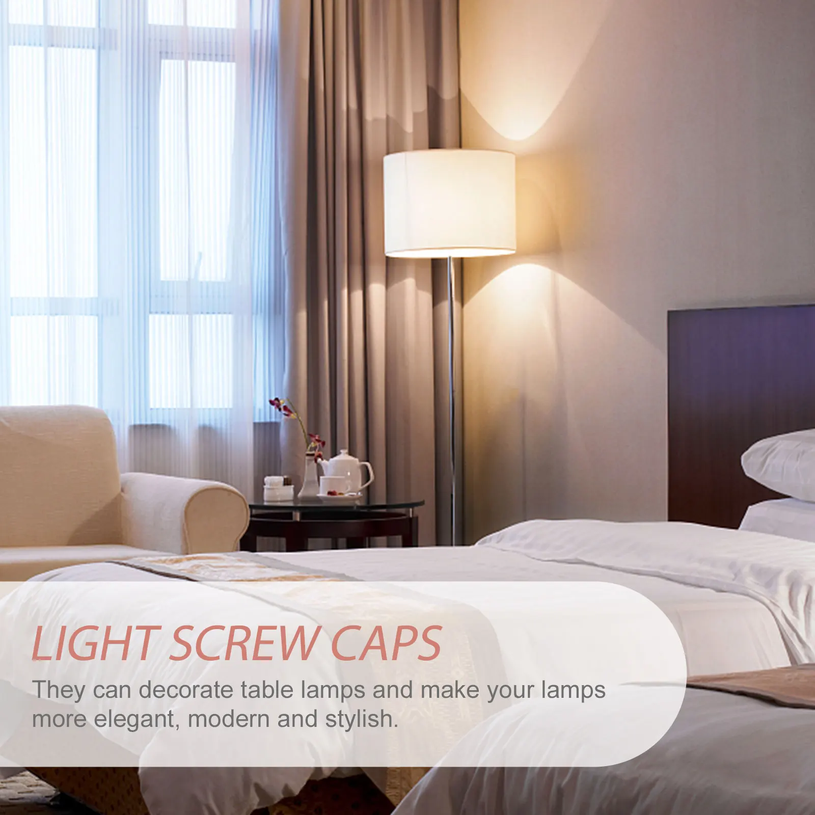 

Harp Finial Knob Light Screw Cap Lampshade Holder Solid Decoration Lamp Finials Tapped Desk Lamp Accessories For Table