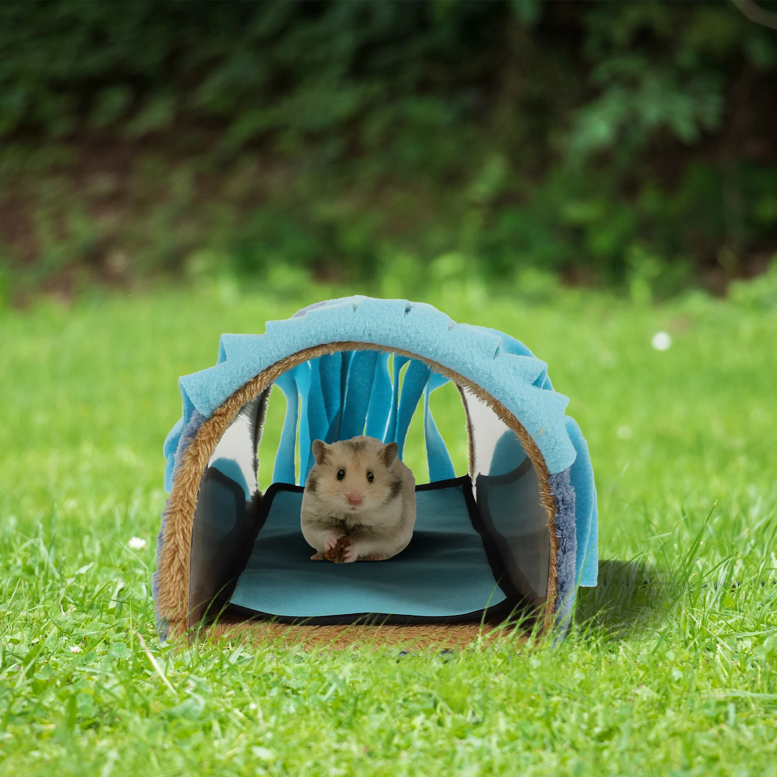 

Hamster Tunnel Nest Small Animals House Guinea Pig Accessories Comfortable Durable Pet Sleeping Nest Home Style
