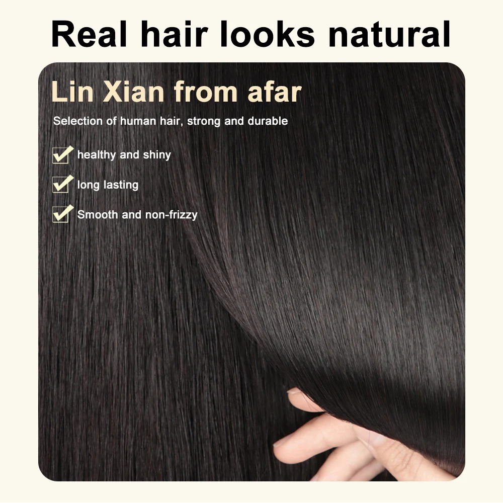 Hair Toppers for Women with Thinning Hair Natural Black Real Human Hair Toppers for Women Forehead Encrypted F Mesh Edge Design