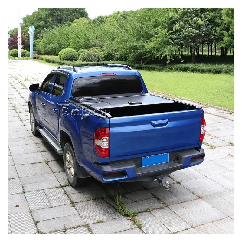 Factory pickup truck accessories retractable truck bed barrel covers aluminum tonneau cover hilux for revo vigo ford maverick