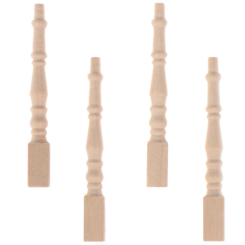 1:12 maison de poupée Miniature chaise en bois pied de Table bricolage meubles accessoires jouets