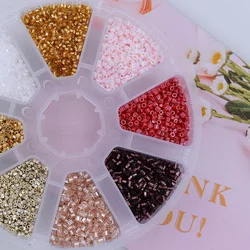 15/0 Japan TOHO Round Glass Beads Silver Lined Color Seed Bead for Needlework Bracelet Diy Jewelry Making 50g