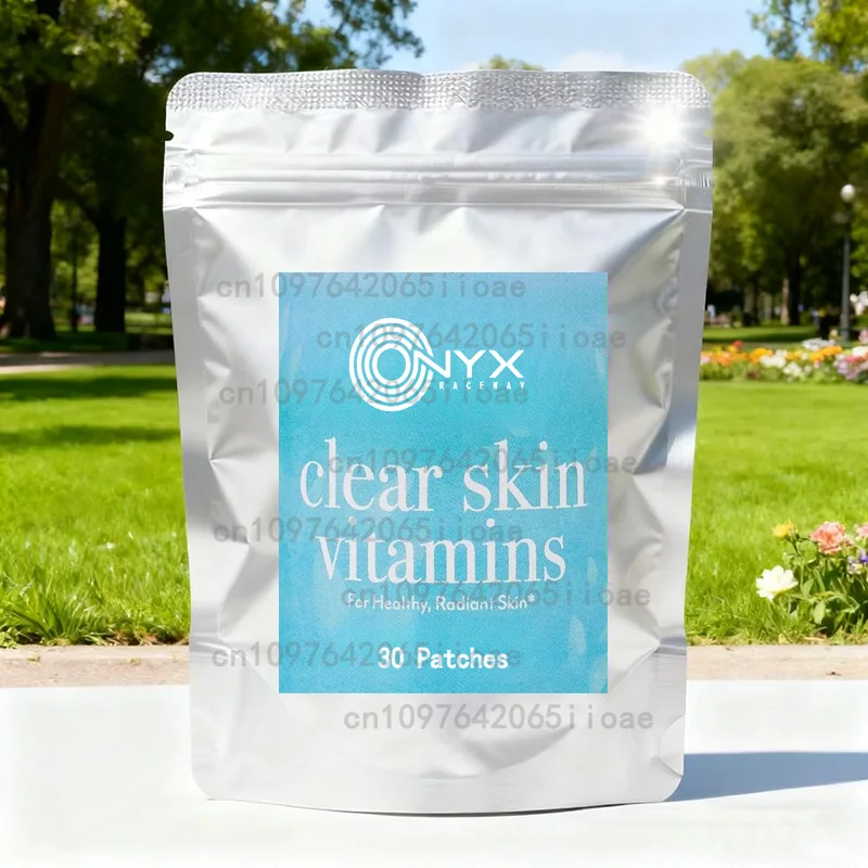 

Clear Skin Vitamins Transdermal Patches for Oily Skin, Breakouts and Zits, Detox Cleanse 30 Patches