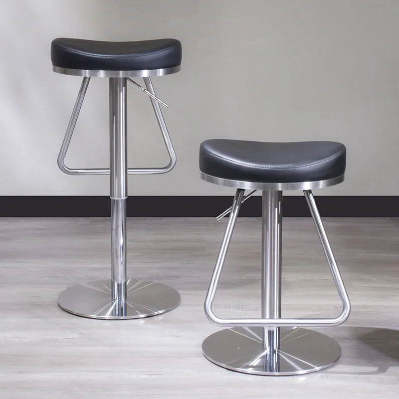 &c Manufacturers Directly Provide Luxury Stainless Steel Bar Chair Lift Rotating Italian Minimalist High Chair