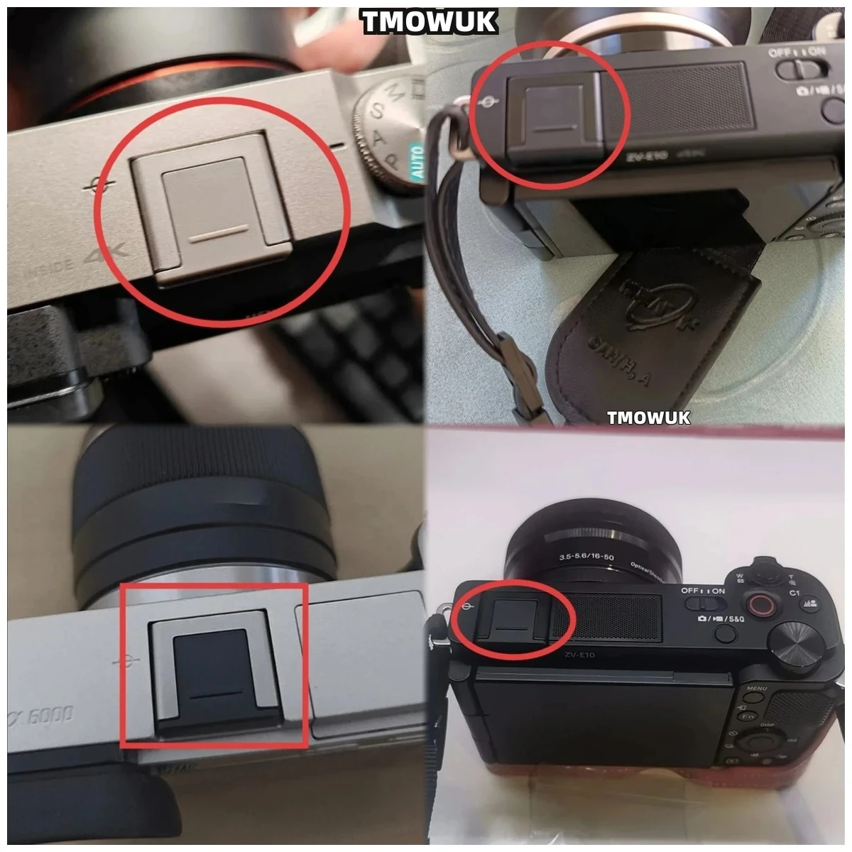 Para Sony A7 III A7R V A7S A7M4 A9 II A6000 A6400 FX3: Tampa Protetora Anti-Poeira para Sapata de Flash de Câmera - Acessório Essencial