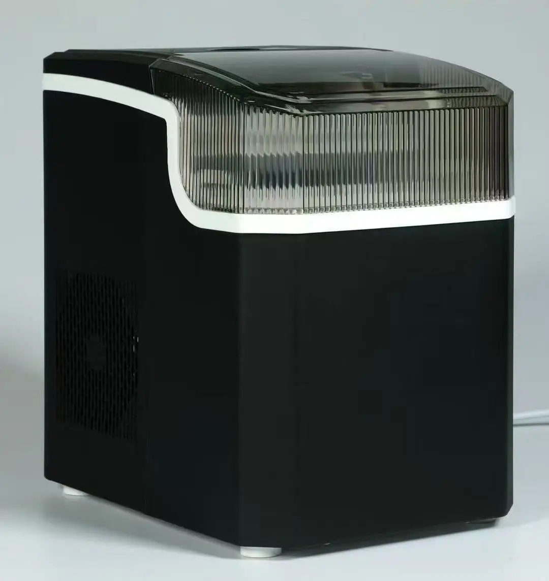 

12KG Mini Automatic Home Ice Maker Low Energy Consumption Electric Bullet Ice Plastic Housing for Outdoor Use for Bottled Water