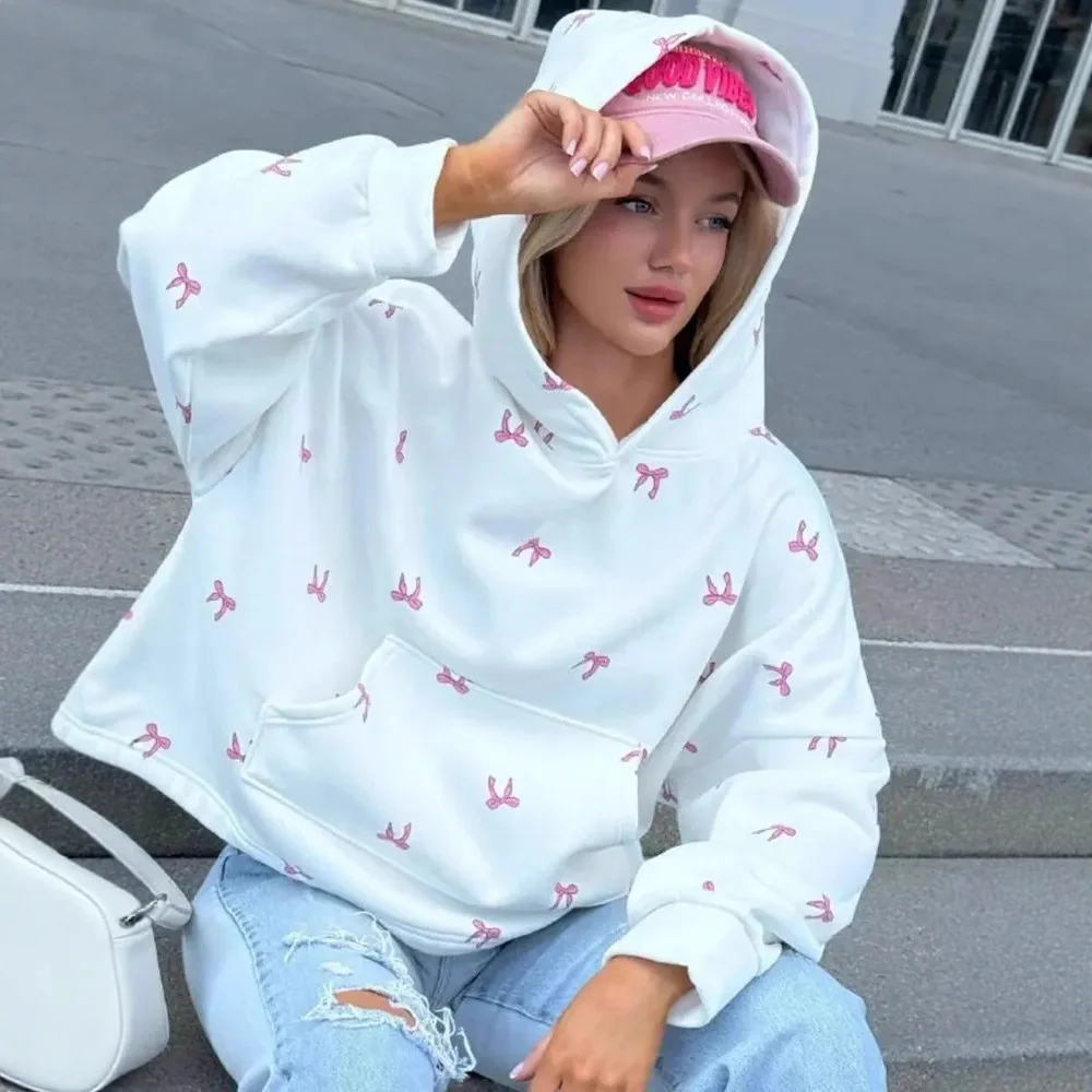 

Новые женские толстовки и свитшоты с длинным рукавом: пуловеры с капюшоном для женщин