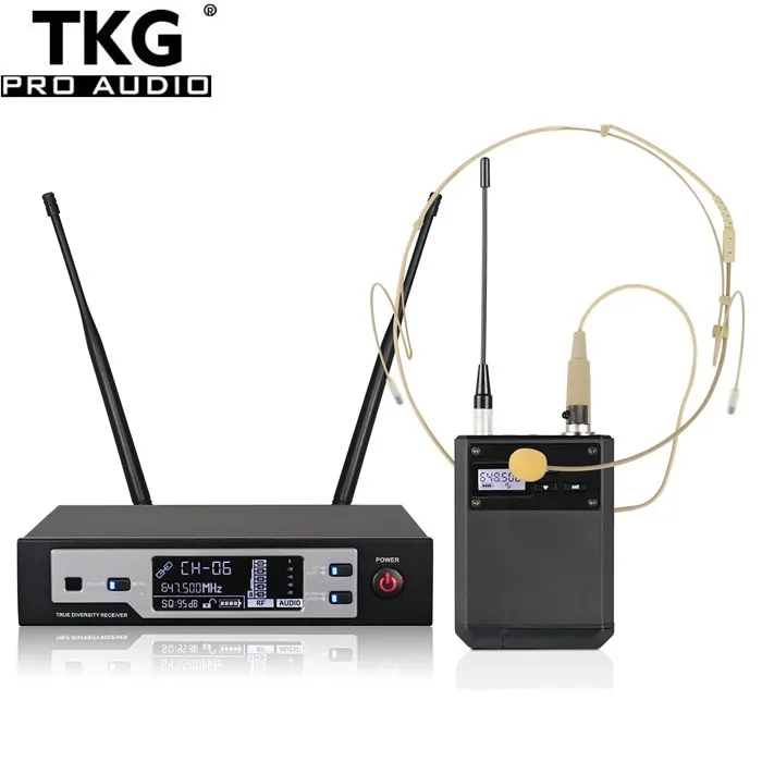 

True diversity 640-665Mhz karaoke uhf wireless microphone mic performance skm9100 sound system dual channel wireless microphones