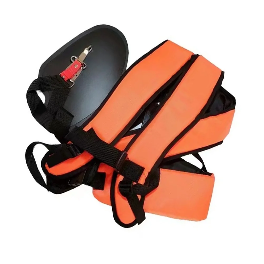 Lawn Mower Double Shoulder Strap M Style Harness Strap Comfort Labor Saving Brush Cutter Trimmer Padded Belt Garden Tool Parts