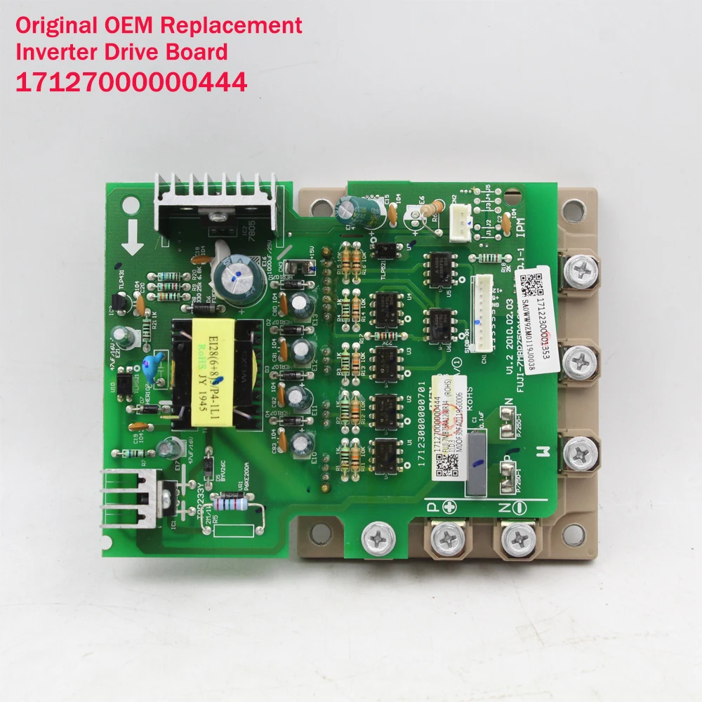 Original OEM Compressor Inverter Drive Board 17127000000444 for Midea Carrier Trane Outdoor Unit PCB ,IPM Module FUJI-7MB75RA120