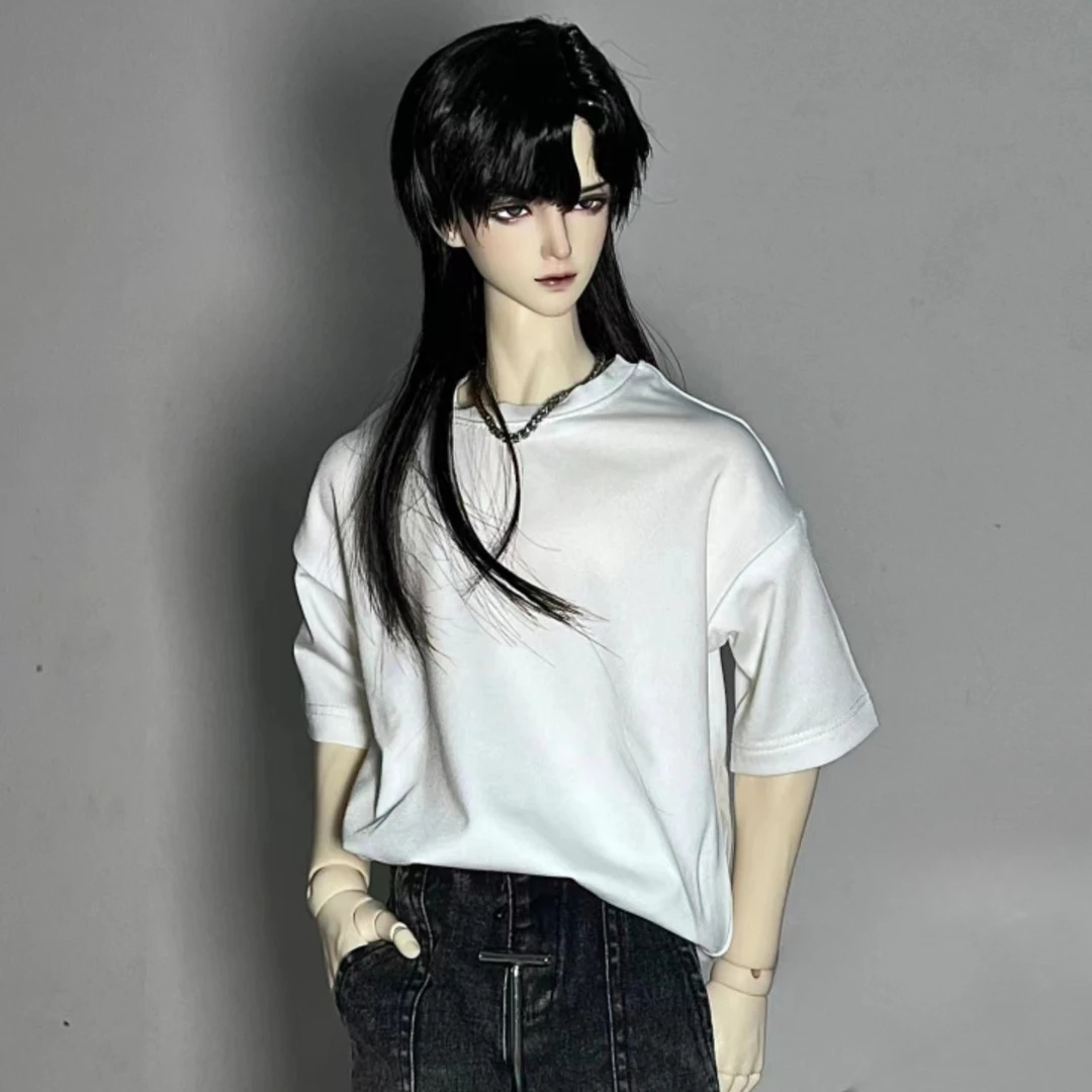 

1/3 кукольная одежда, футболка для куклы Bjd 70/75/77 см, повседневное свободное платье с короткими рукавами, игрушки, аксессуары для кукол Play House, без куклы