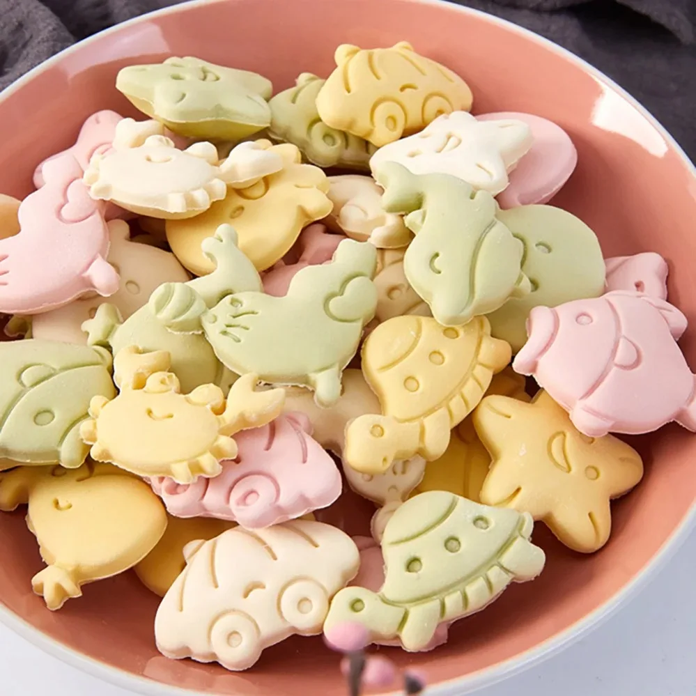 Marine Animals Cookie Cutters Cartoon Cake Biscuit Mold Cookie Stamp Kitchen Baking Pastry Bakeware Dessert Supplies