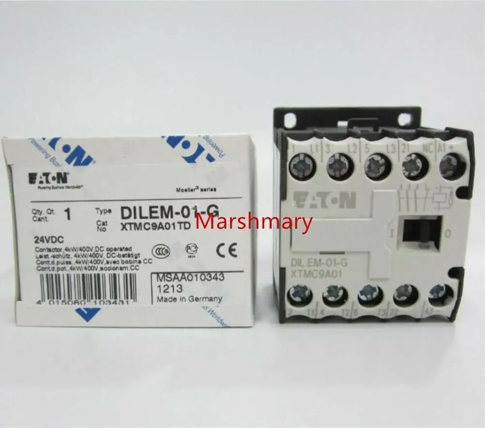 1pc New EATON MOELLER DILEM-01-G 24VDC Operated Contactor