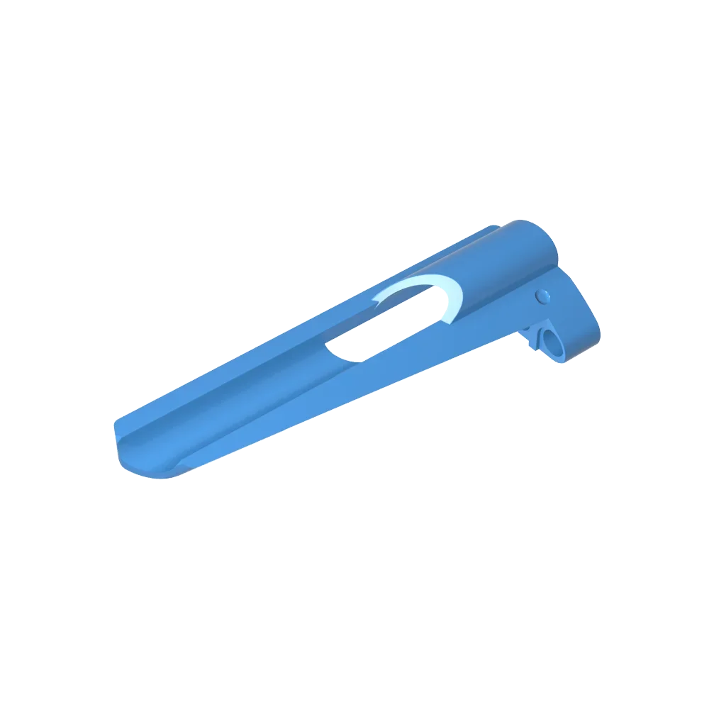 Senbo GDS-1349 Technische paneelkuip #   8 klein lang, groot gat, zijkant B compatibel met LEGO 32535 bouwstenen