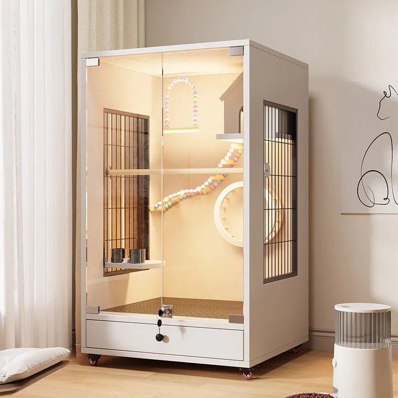 For Parrot incubator, young birds are warm in winter, breeding and brooding, solid wood bird cage