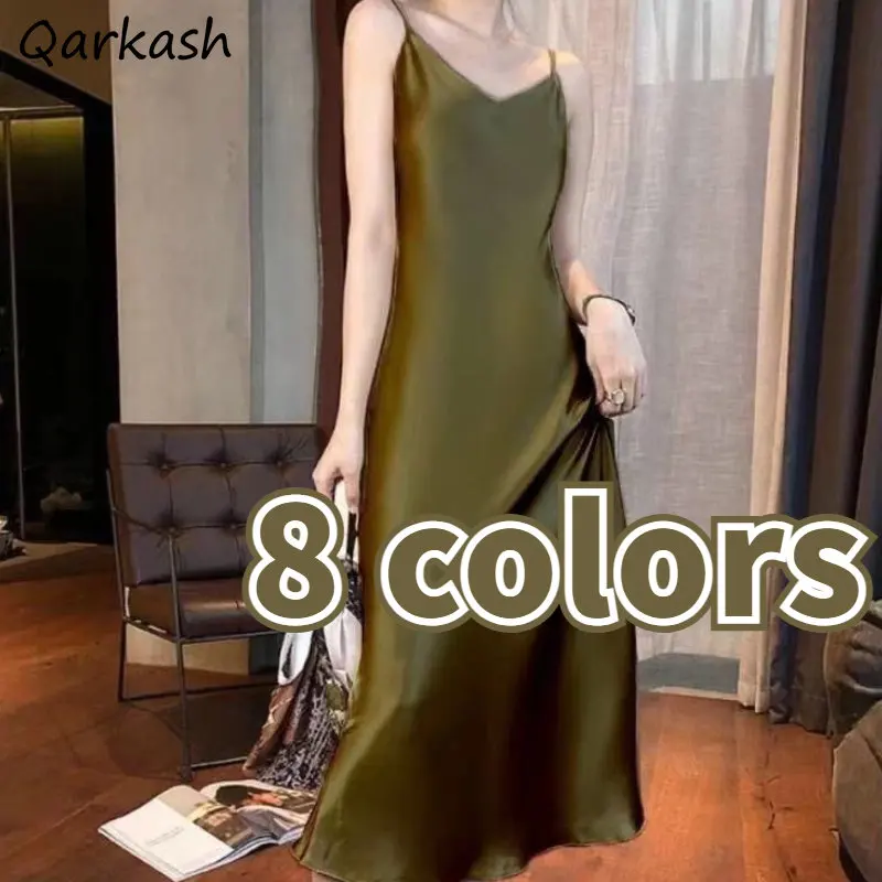 Sleeveless Dress Women S-4XL Elegant Summer Midi Vintage Female Party Streetwear Vacation Fashion Harajuku Simple Casual Daily