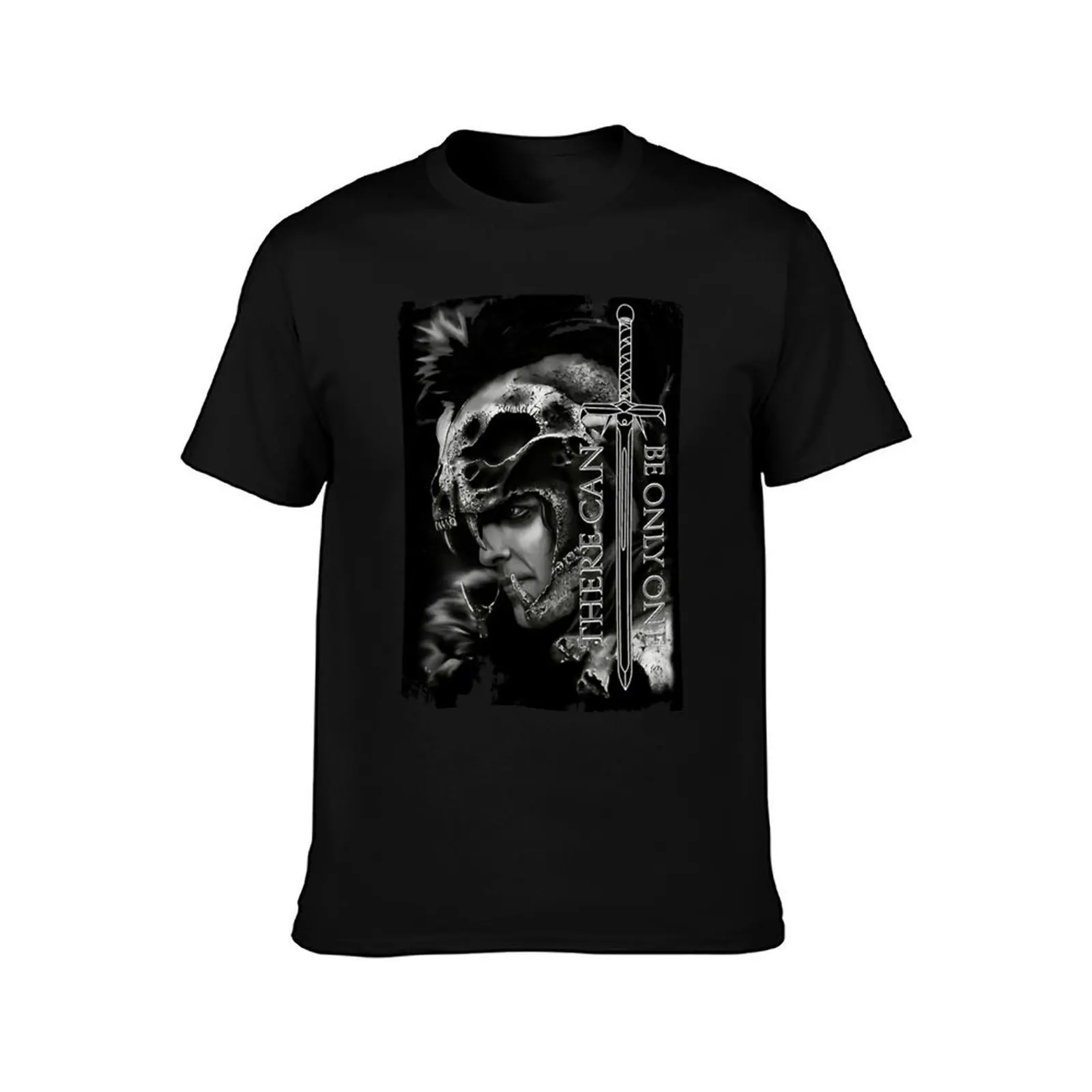 Modern Action Fantasy Story Legendary Thirst Highlander Movie Kurgan Vintage Classic T-Shirt Work Duty Casual T-Shirt