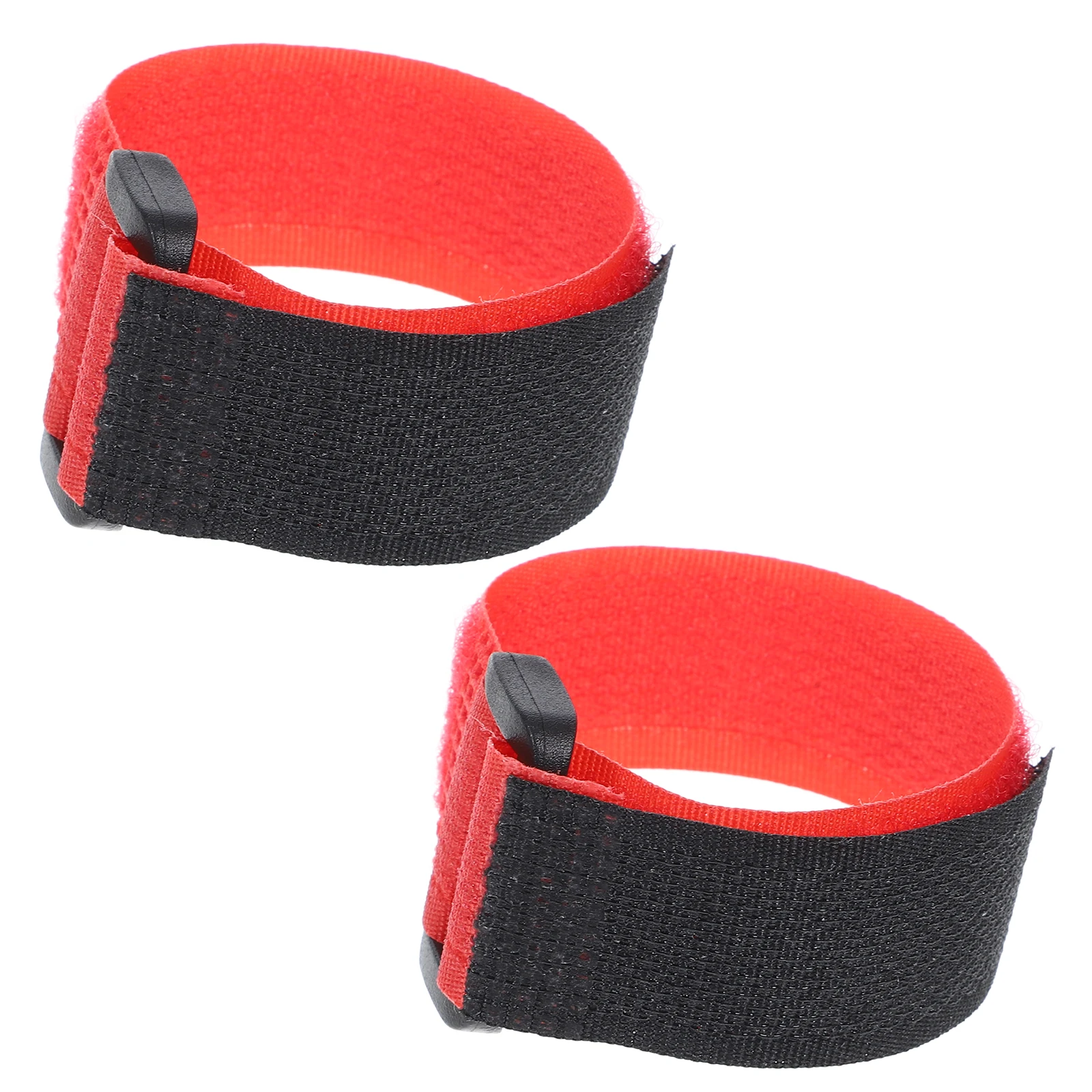 

2pcs Anti-hook Rooster Collar Chicken Neck Strap Adjustable No Crowing Replacement Bands Red Color Pet Dog Cat