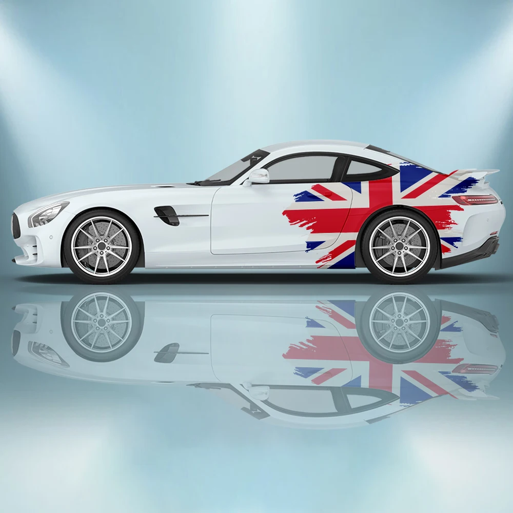 

British Flag Elements Car Vinyl Wraps Decal Self-adhesive PVC Sticker Suitable for Trucks SUV Decoration Auto Accessories Gift