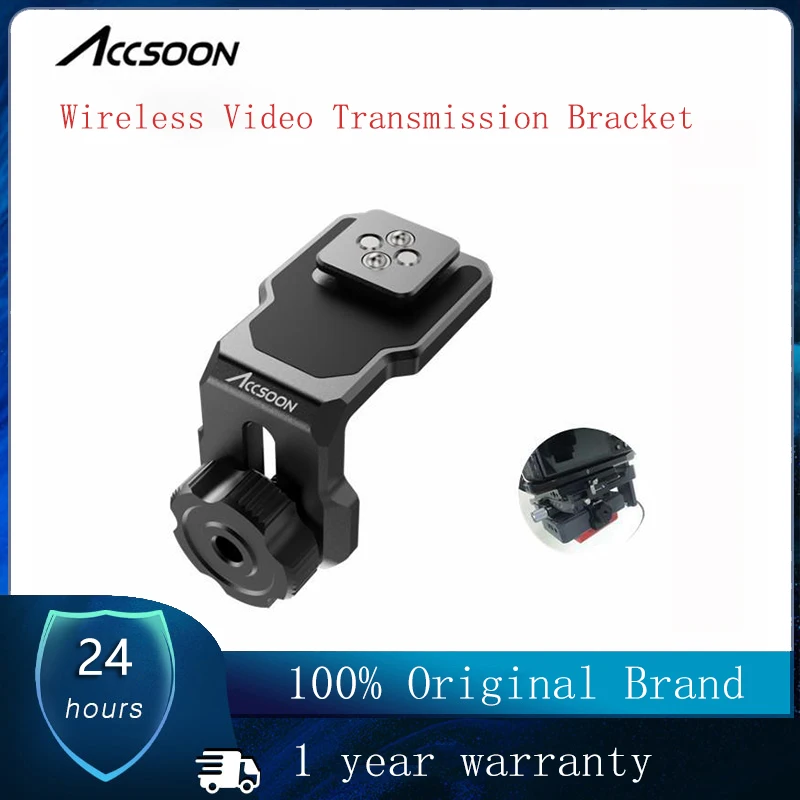 Accsoon Bracket with 1/4 Cold Shoe Mount Holder for Wireless Video Transmission for Stabilizer Universal