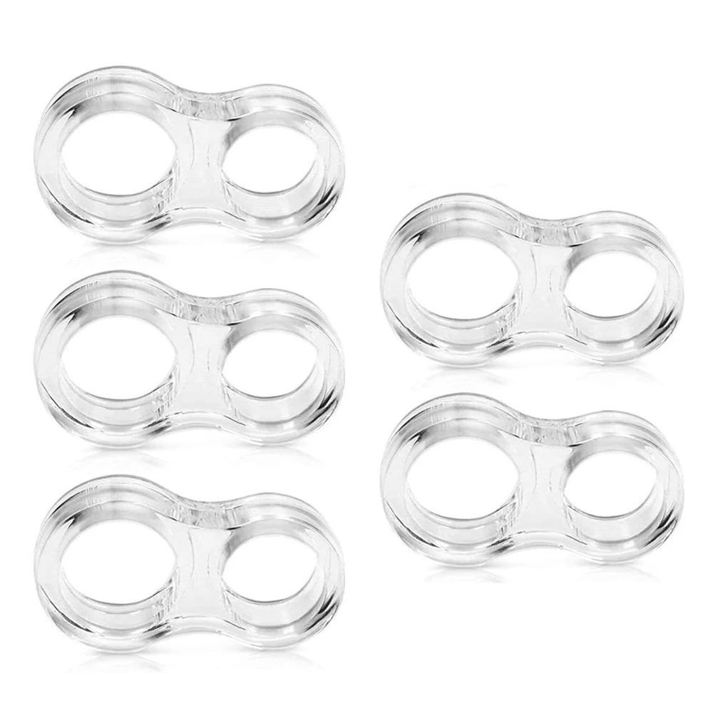 1-20Pcs Door Handle Stopper Transparent PVC Easy Install Door Handle Nozzle Crash Absorber for Office Home Bedroom