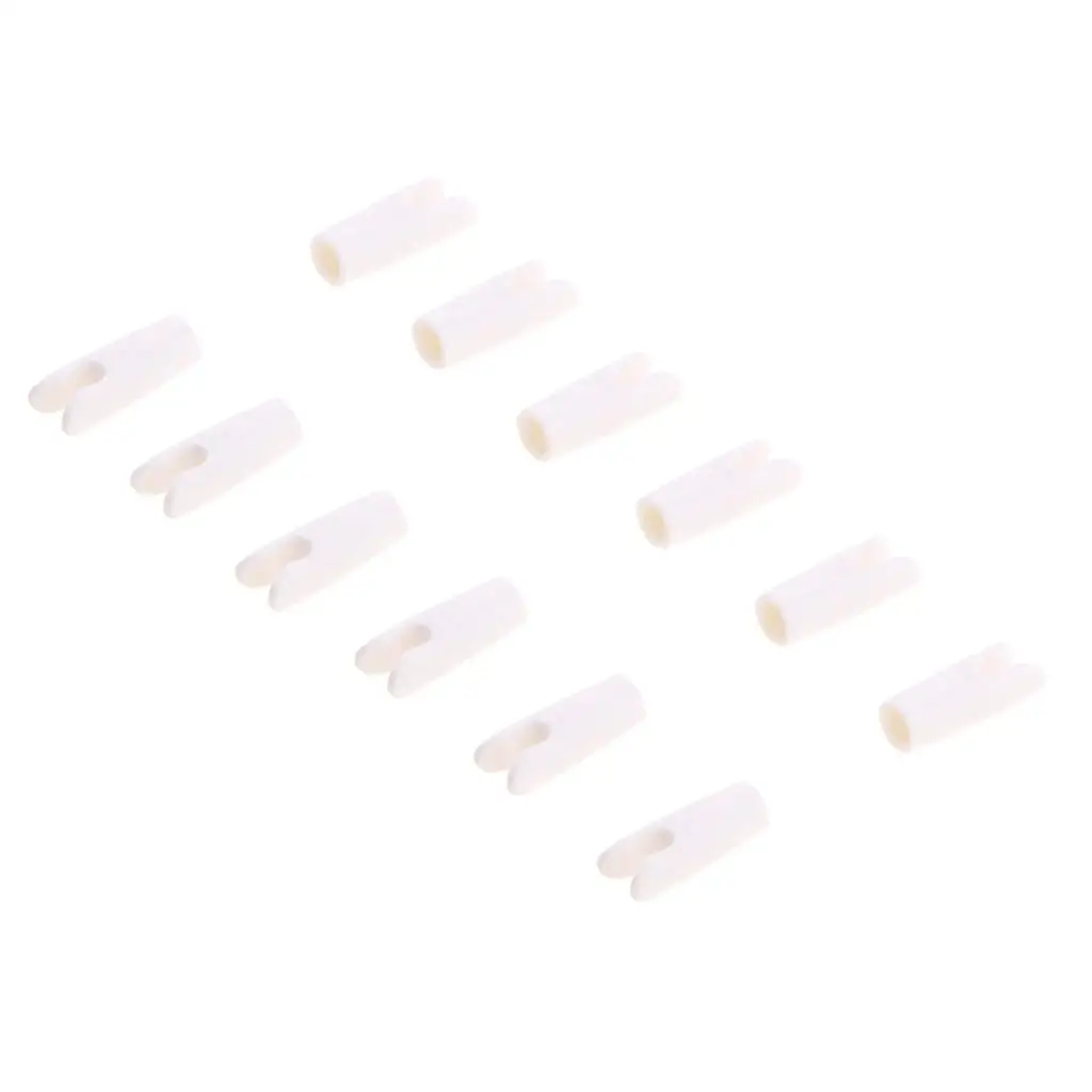 3-6pack 12 Pcs Plastic Arrow Nocks SHAFT TAILS for Archery Hunting Shooting