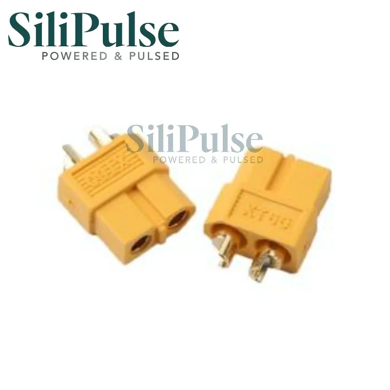 (20-100pcs) XT60-F - 100% Original In Stock DC XT60 30A 500V PIN 2 gold flash