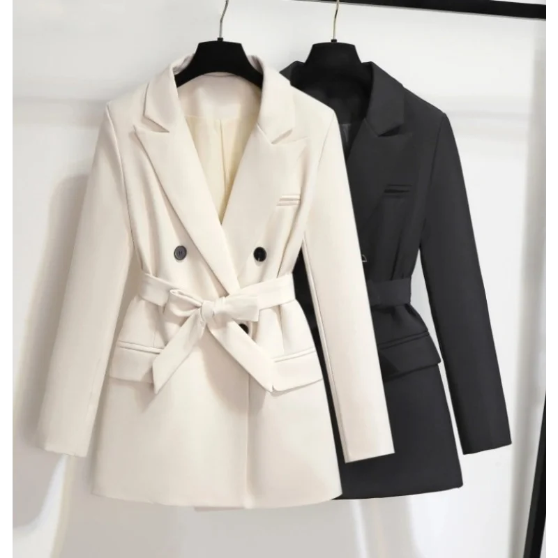 2024 Spring and Autumn New Suit Jacket Women Slim Design Sense of British Fashion Casual Trench Coat