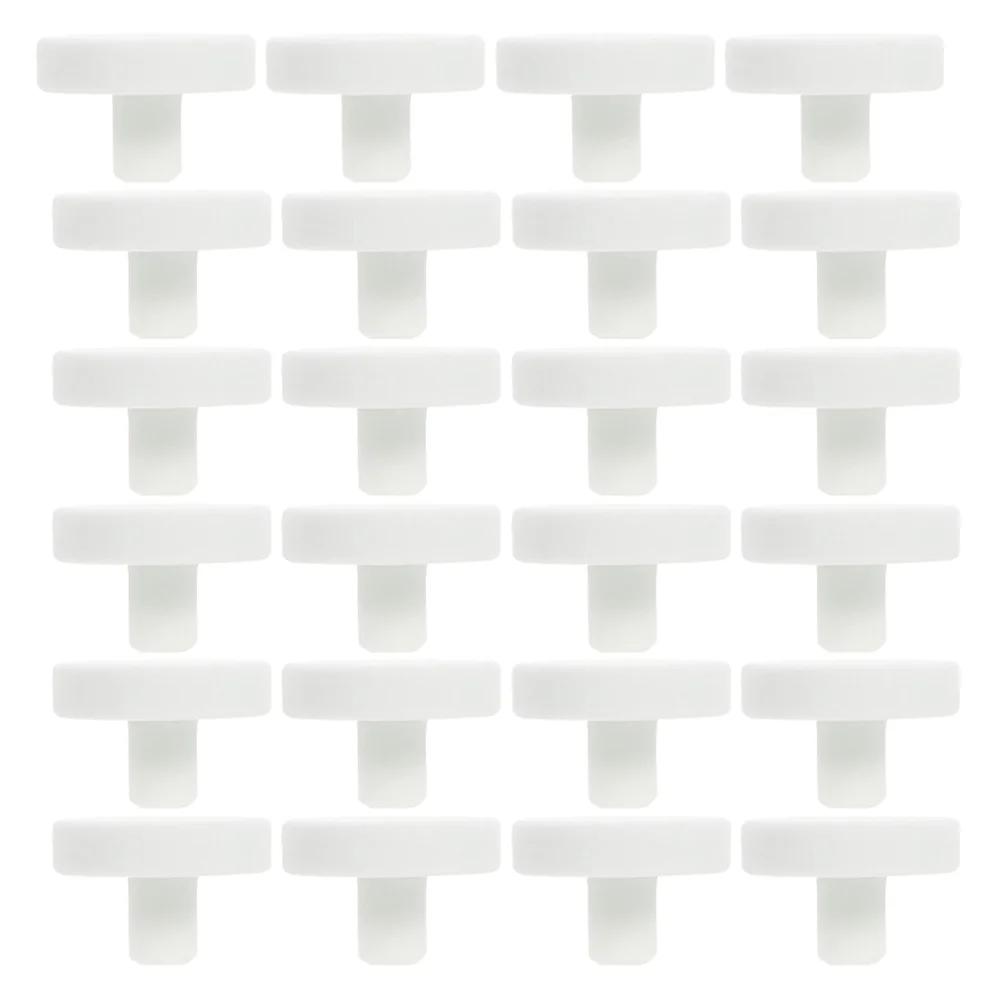 

30Pcs Ceramic Coral Frag Base Fine Polishing Good Hand Feeling Fish Tank Supplies Coral Frag Plugs Fish Tank Supplies