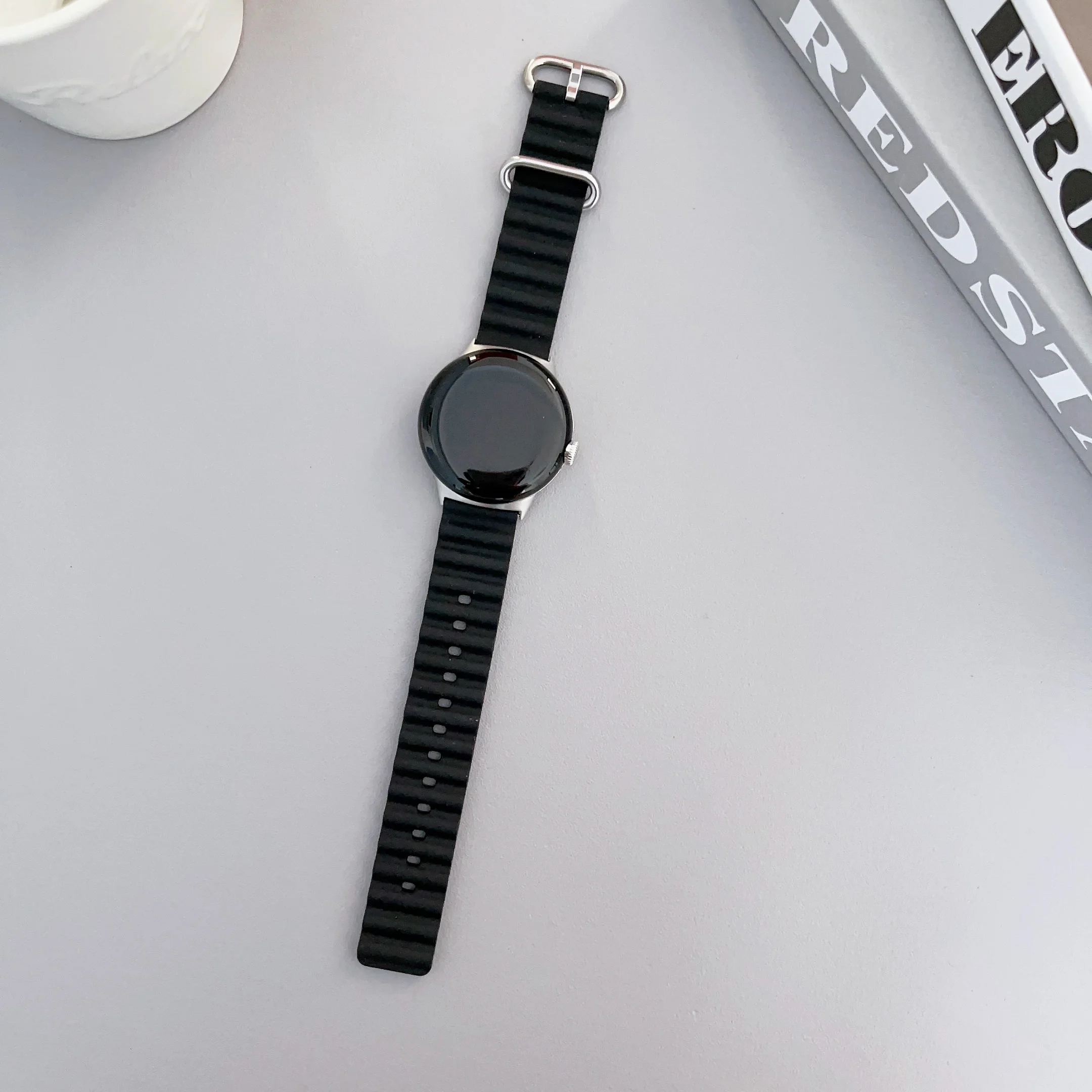 Morski silikonowy pasek do zegarka dla Google Pixel Watch 1/2/3 41mm 45mm pasek sportowy Smartwatch bransoletka na nadgarstek Correa akcesoria