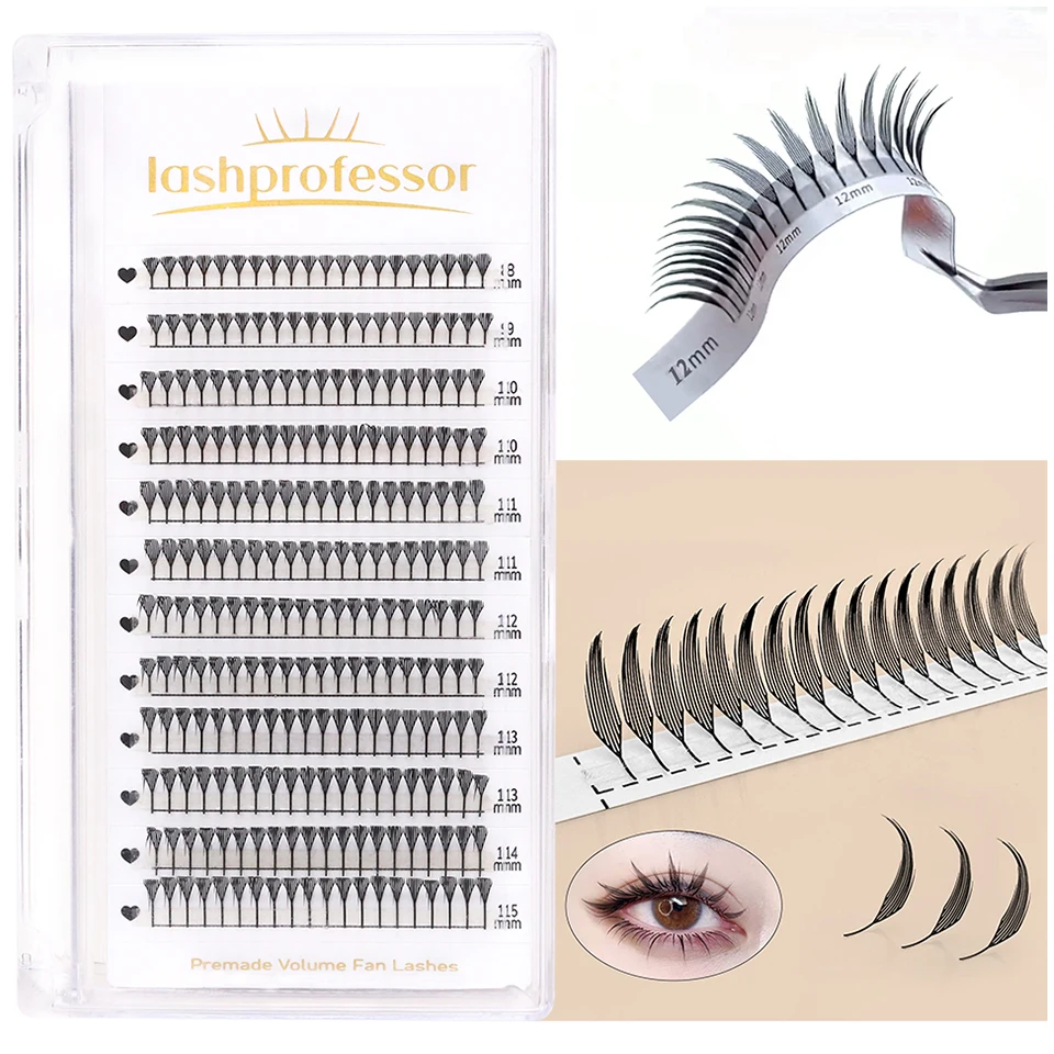 New 3D Comic Tower Tips Faux Mink Lashes Natural False Eyelashes super Soft Anime Eyelash Extension Makeup Fluffy Cat Eye Lashes