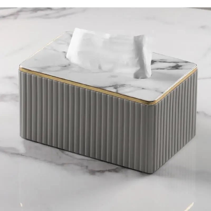 Home Tissue Box Living Room Light Luxury High-end Simple Modern Dining Table Sense of Paper Ornaments