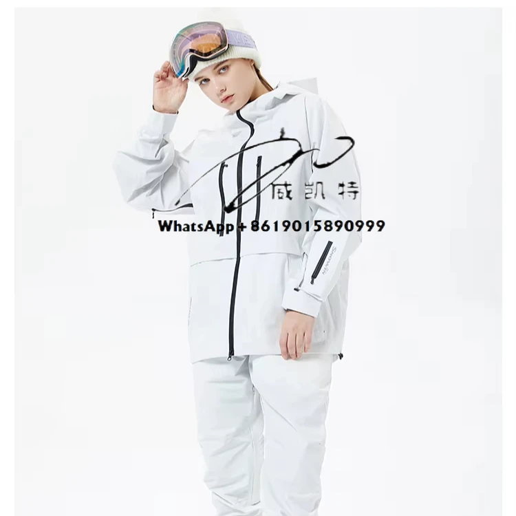 

High Quality Winter Set for Adults Windproof Waterproof Breathable Zipper Design Plus Size for Ski Snowboard Sports Warm Cozy