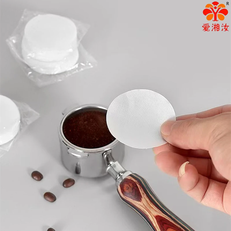 

Disposable Coffee Filter Paper 58MM Espresso Tool Secondary Filter Papers 100pcs 54MM Round Portafilter 51MM