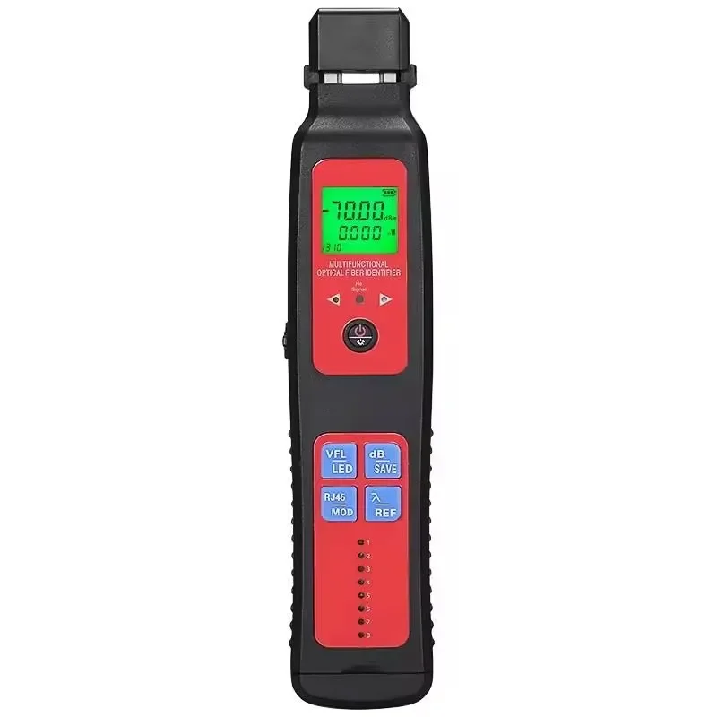 High Quality AUA-505 Dry Battery Optical Power Meter - 50+~26dbm Optical Fiber Identifier RJ45 Network Tester VFL 10KM LED