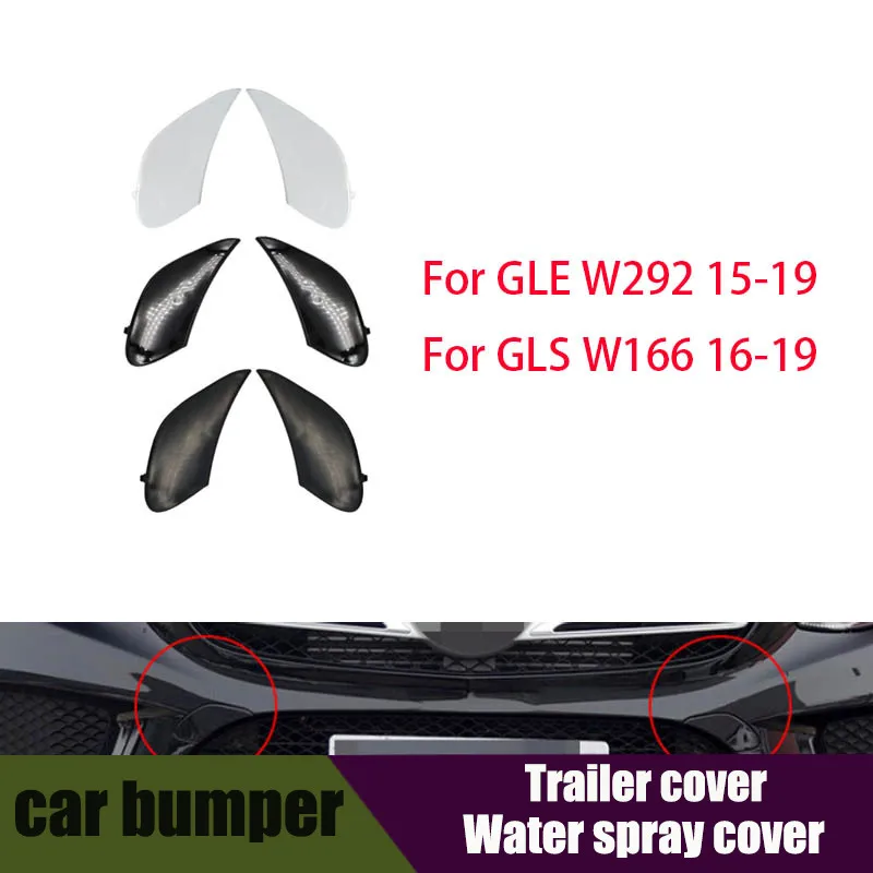 

For Mercedes W292 W166 Car Front Bumper Tow Hook Cover Cap Black For Benz GLE GLS Class GLE300 GLE350 GLS450 GLS550 2928854922