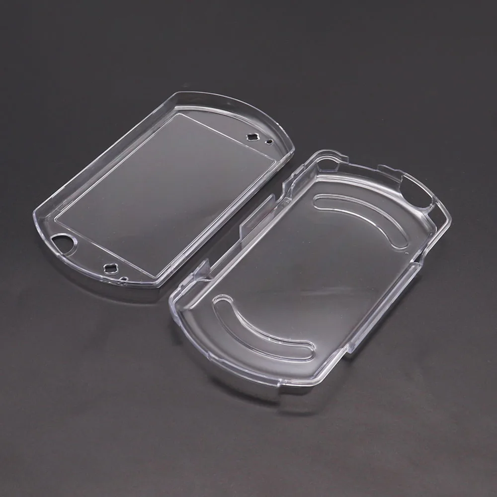 Clear Crystal Protective Case With Pouch Case Carrying Storage Bag & Screen Protective Film  For PSP GO