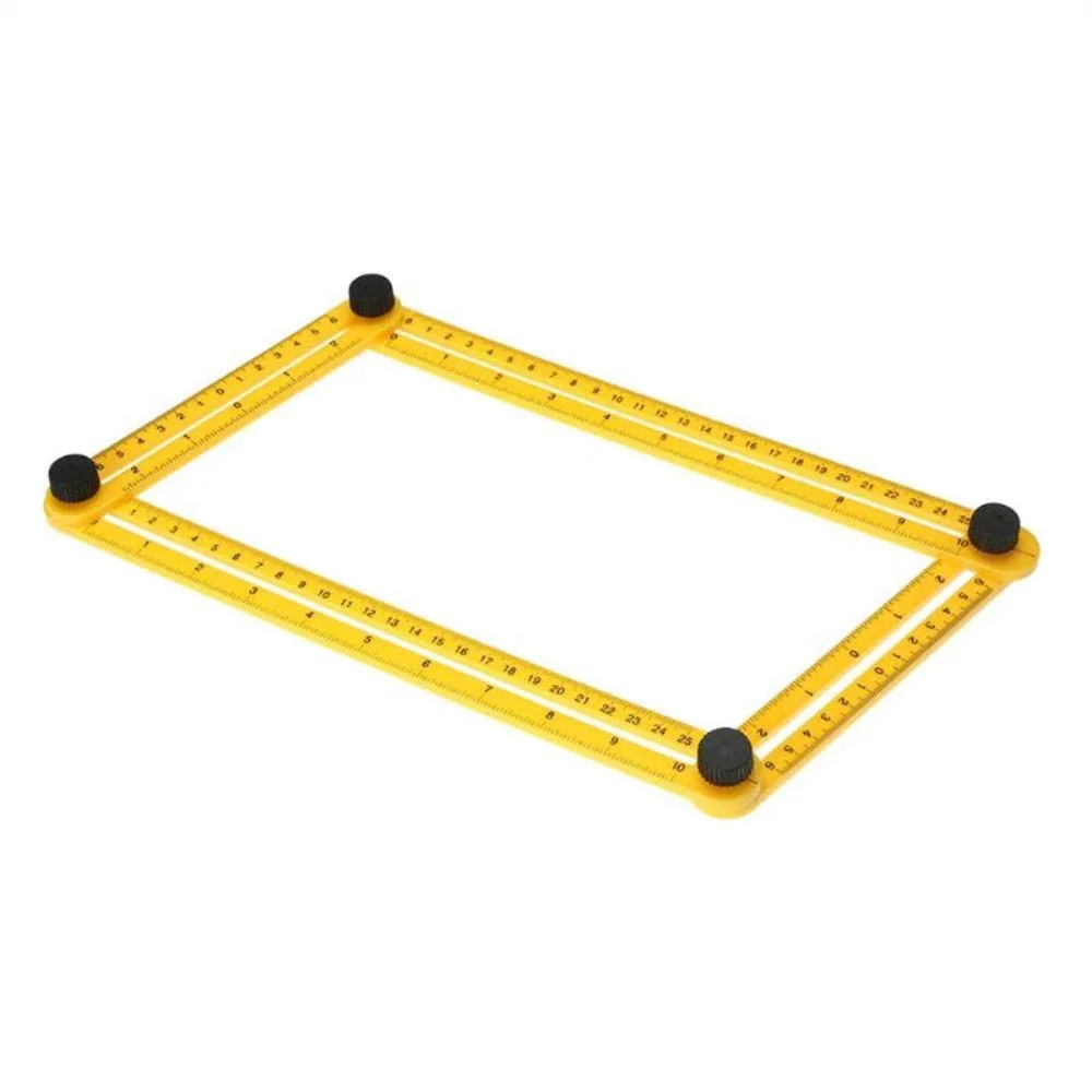 Multifunctional Angle-izer Template Tool Plastic Measuring Four-Sided Ruler Accurate Measurement Tool Forty Percent Plastic Rule