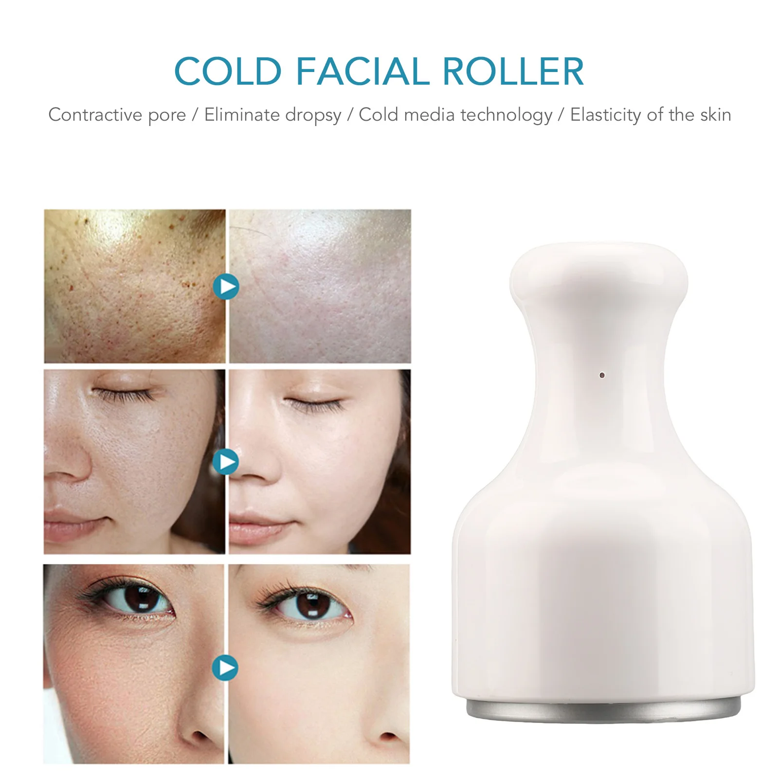 Cold Roller Cold Roller Ice Face Massage Cooling Accelerate Skin Repair Face Roller Shrink Pores  Roller Ice Applicator