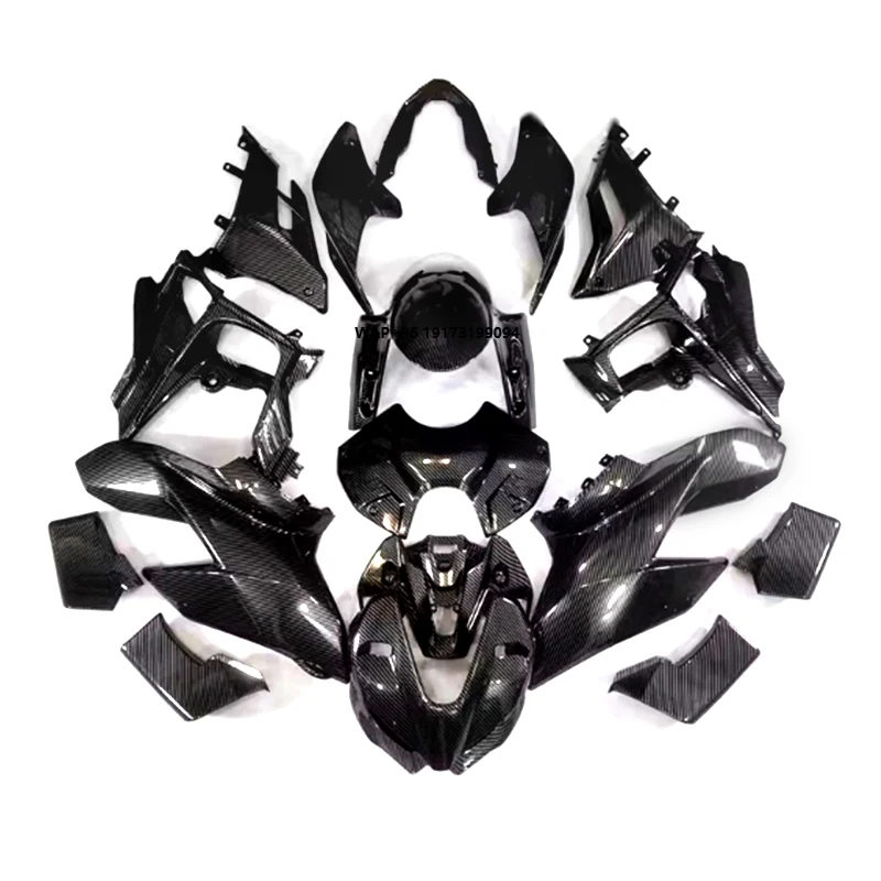 Motorcycle Bodywork Fairings Kit Carbon Fiber Pattern Solo Seat Double Seat for Streetfighter V4s