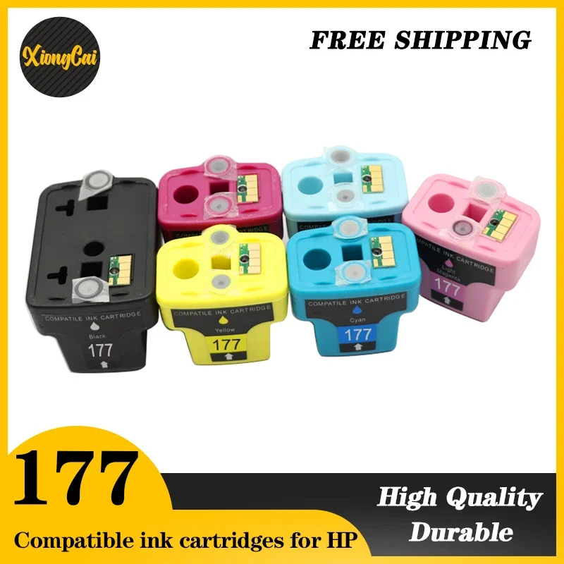 For HP177 Compatible ink cartridges HP 177 C5140 C5150 C5180 D7145 D7155 D7160 D7163 D7345 D7355 C5183 C5185 Printer FREE SHIPPI