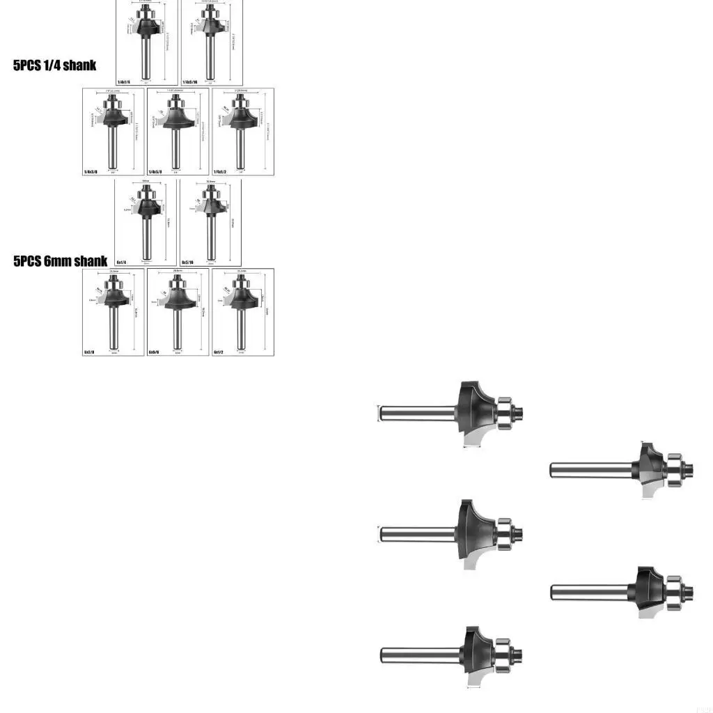 

P82E Reliable Edges Forming Router Bit Beading Tool for DIY and Professional Projects
