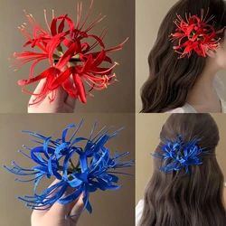 Flower Duckbill Clip Simulation Flower Hairpin Three-dimensional Flower Hairpin Super Fairy Headdress Accessory