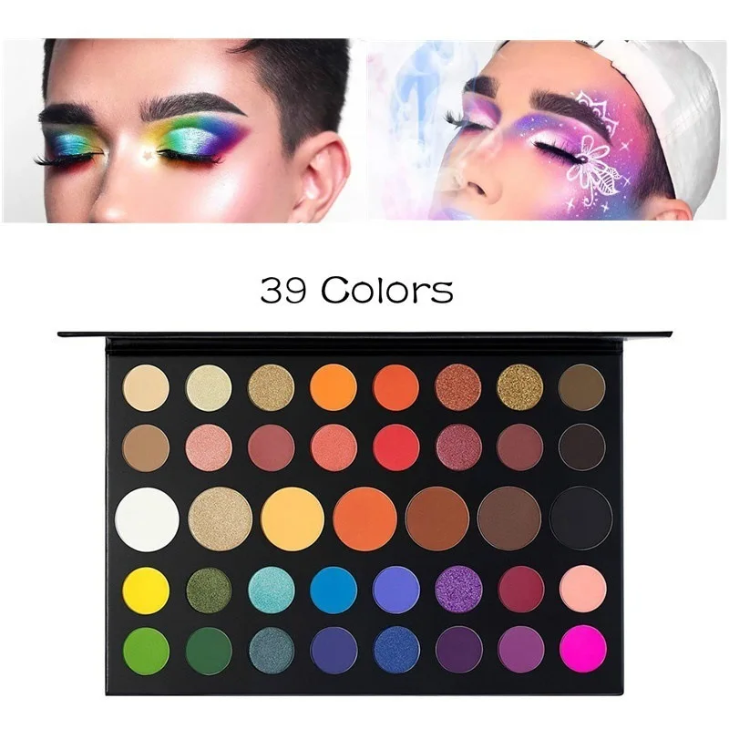 Fashion Beauty  Nude Shimmer Eyeshadow Palette Makeup 39 Color Nautral Glitter For Face Pigments Eye Shadow Cosmetics Maquillaje