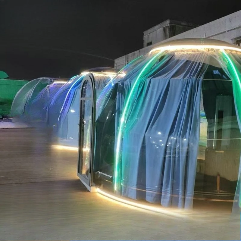 

Индивидуальная уличная палатка - сферическая прозрачная водонепроницаемая палатка из ПК для популярного проживания в семье с садовой террасой