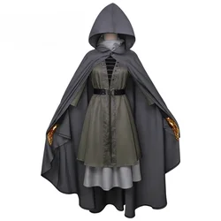 Cos Suit Fireproof Female Old Man Ring Hooded Cloak Cosplay Full Set of Games Elden French Ring Melina