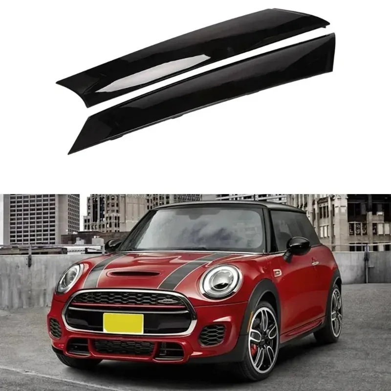 

Mini R57 R55 R56 for 07-15 Front Left Windshield Post Trim Bright Black Exterior Molding A Pillar Trim Cover New